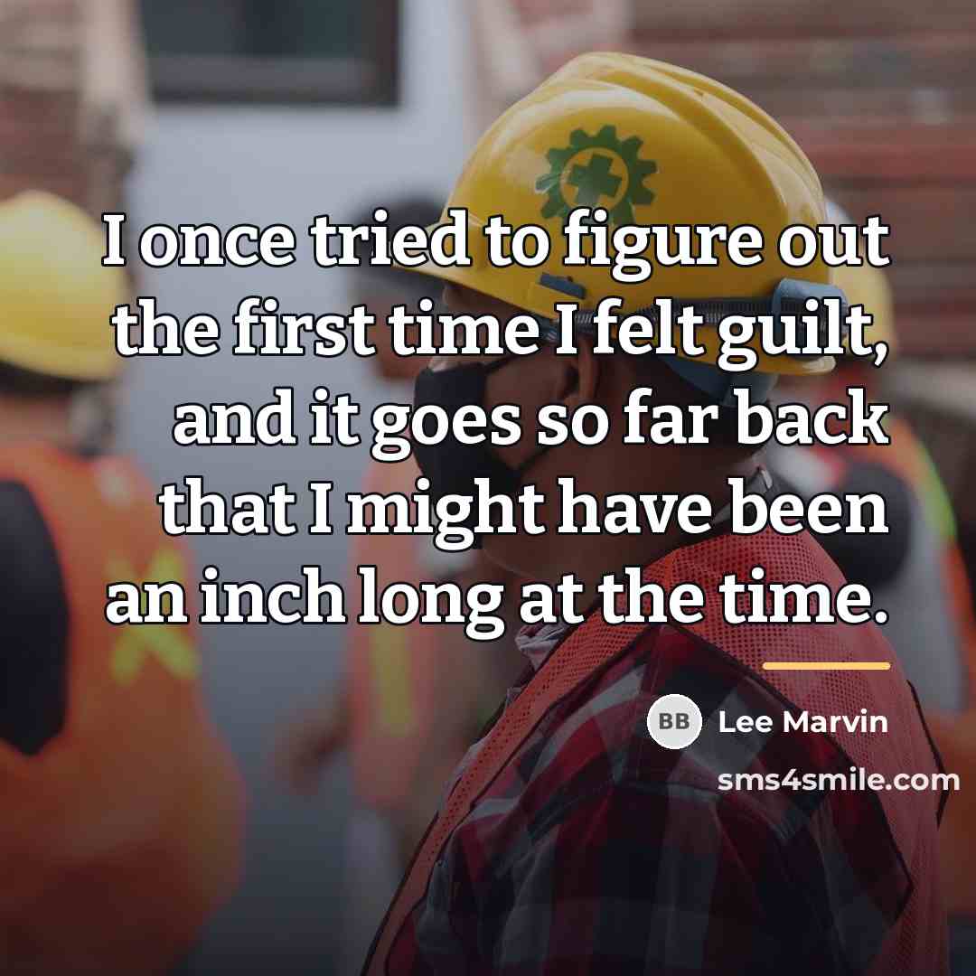 “I once tried to figure out the first time I…” quote by Lee Marvin