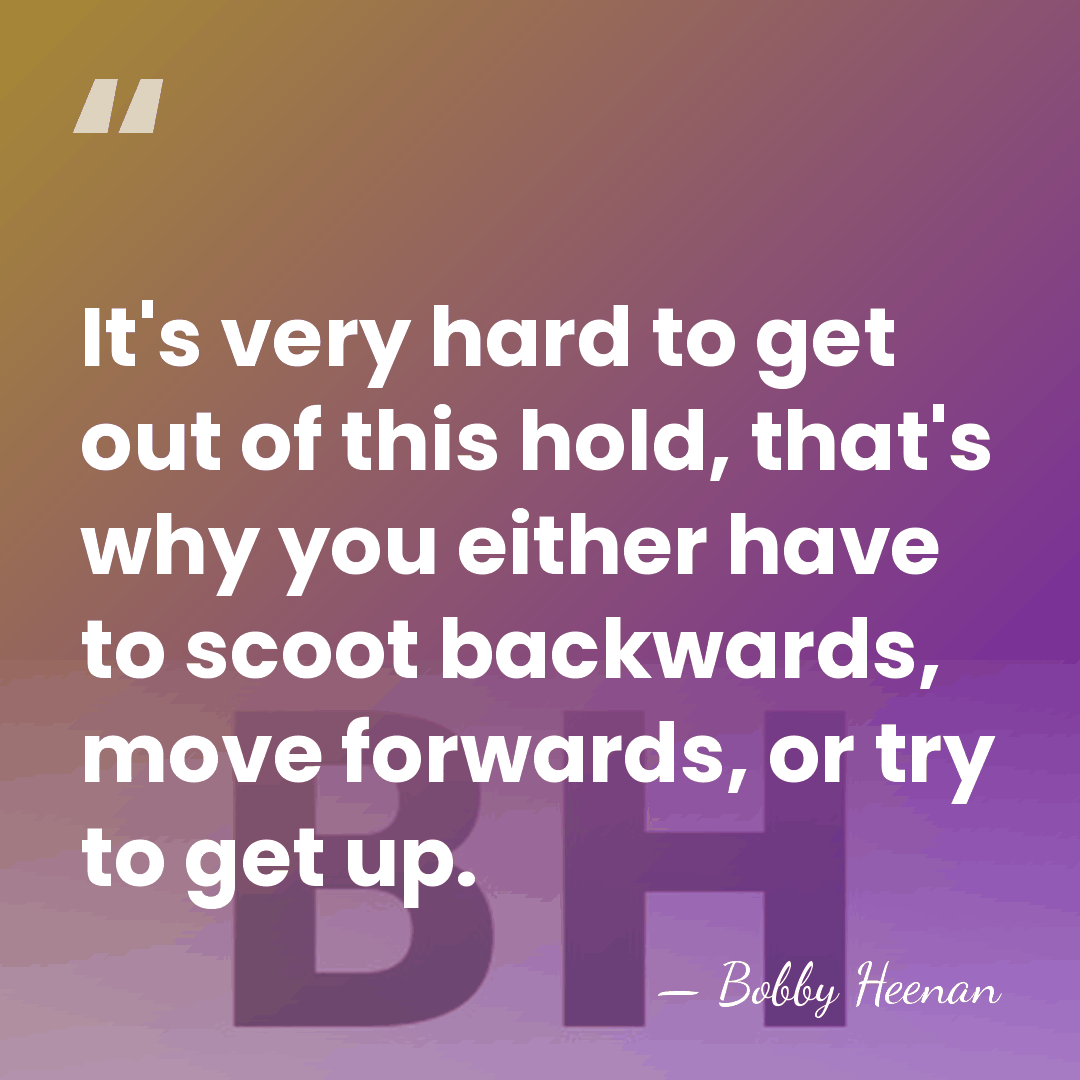 It's very hard to get out of this hold, that's why you&hellip; - Bobby Heenan