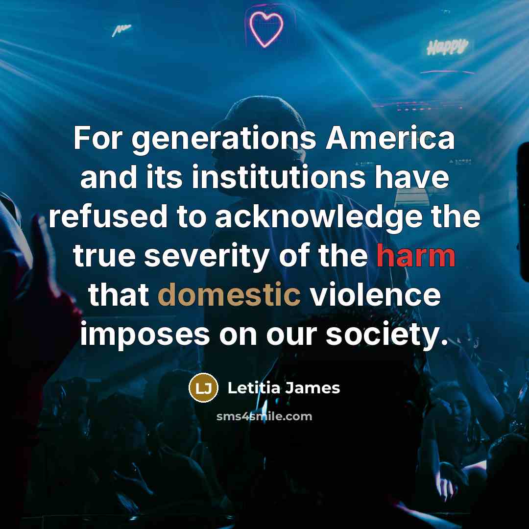 “For generations America and its institutions have refused to acknowledge…” quote by Letitia James