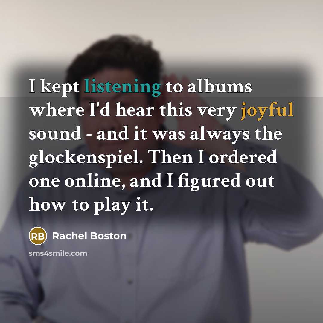 “I kept listening to albums where I'd hear this very…” quote by Rachel Boston