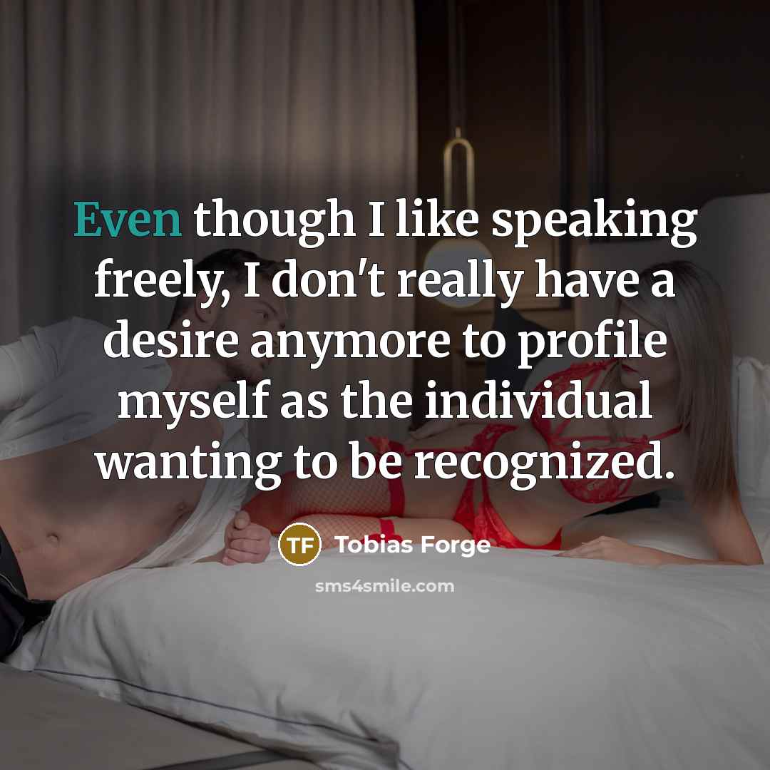 “Even though I like speaking freely, I don't really have…” quote by Tobias Forge