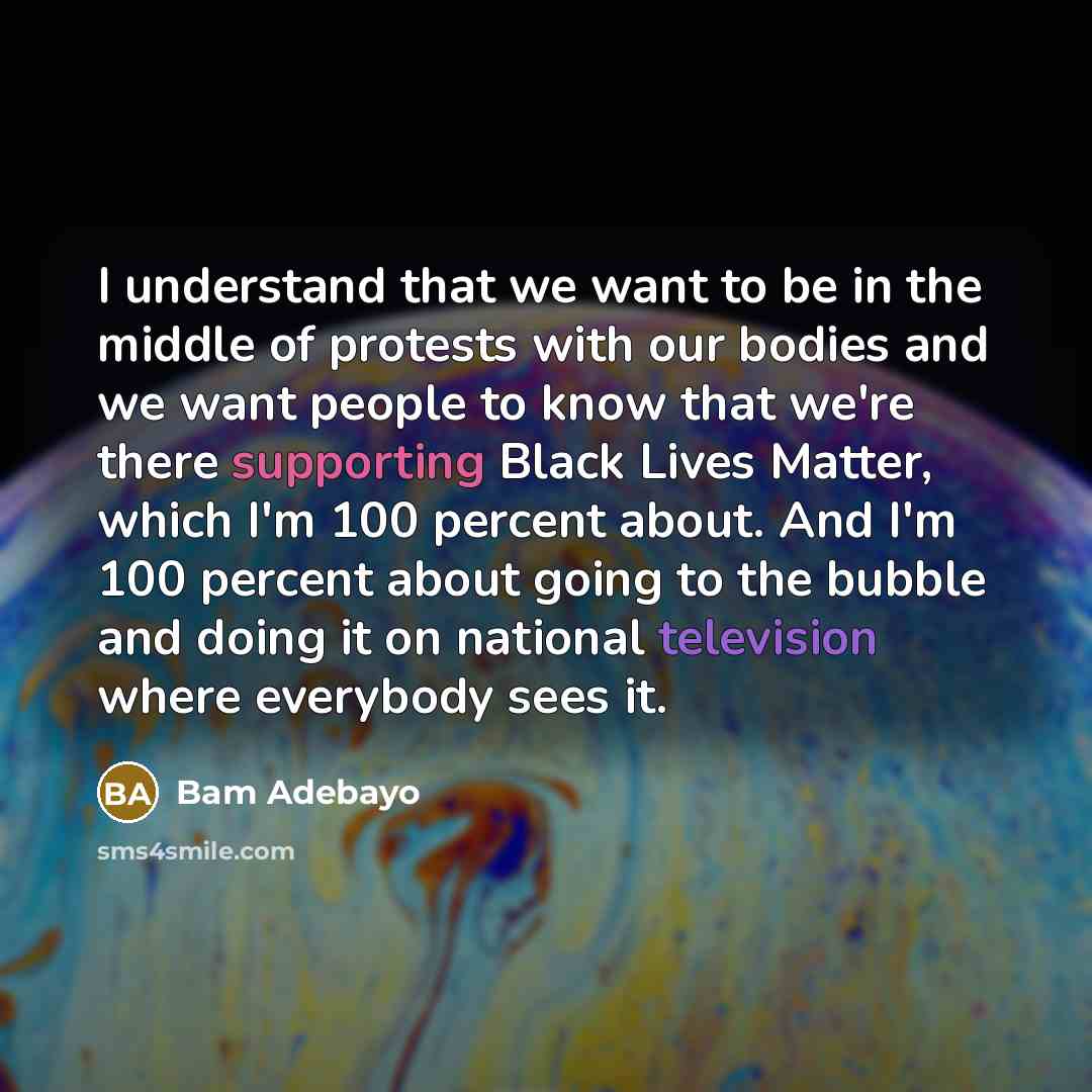 “I understand that we want to be in the middle…” quote by Bam Adebayo