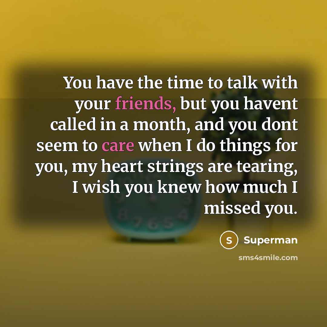 “You have the time to talk with your friends, but…” quote by Superman