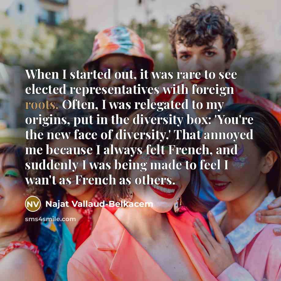 “When I started out, it was rare to see elected…” quote by Najat Vallaud-Belkacem