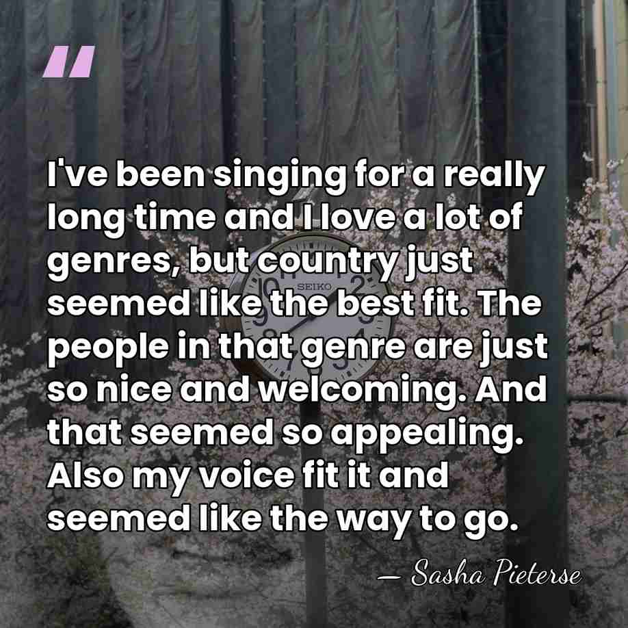 I've been singing for a really long time and I love a&hellip; - Sasha Pieterse