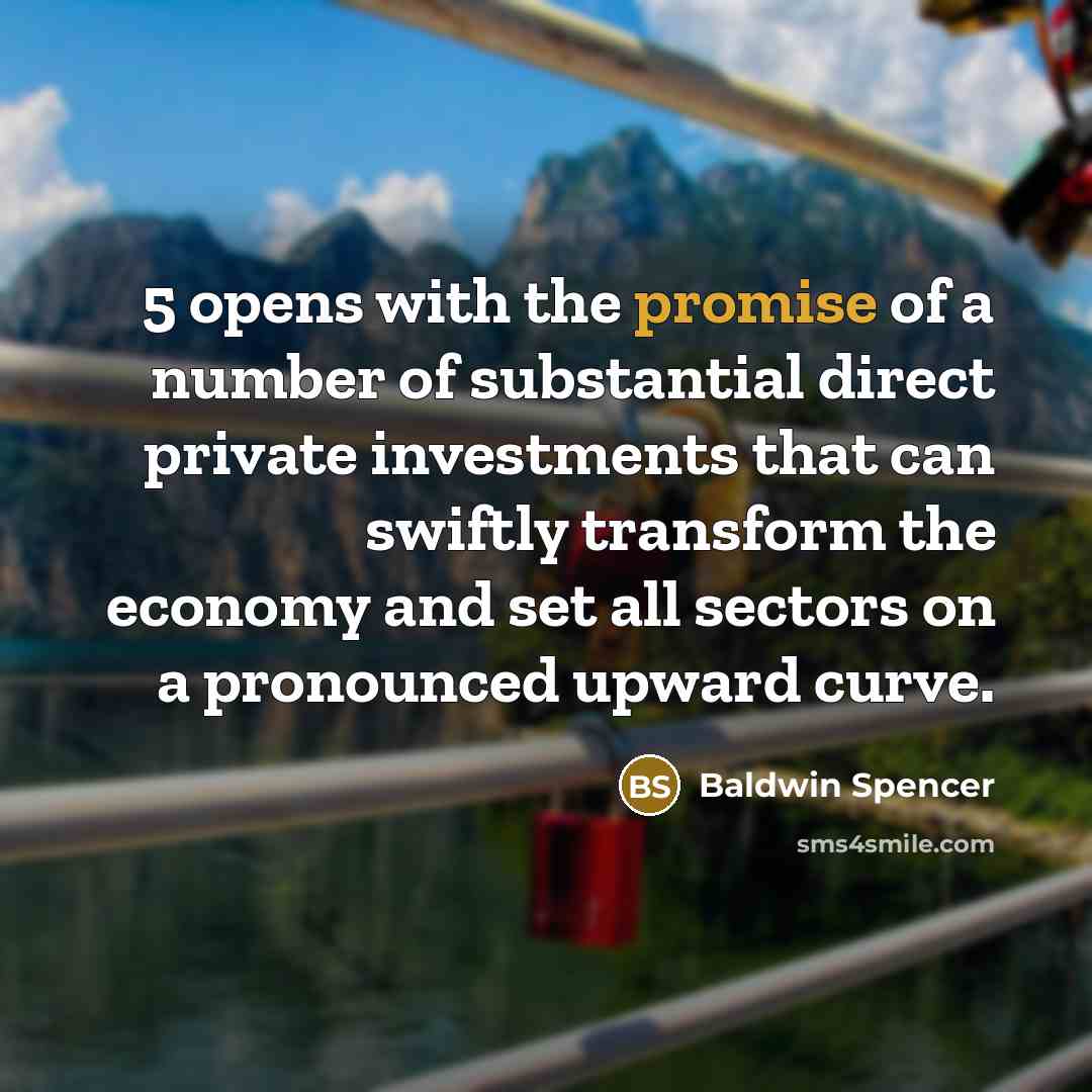 “5 opens with the promise of a number of substantial…” quote by Baldwin Spencer