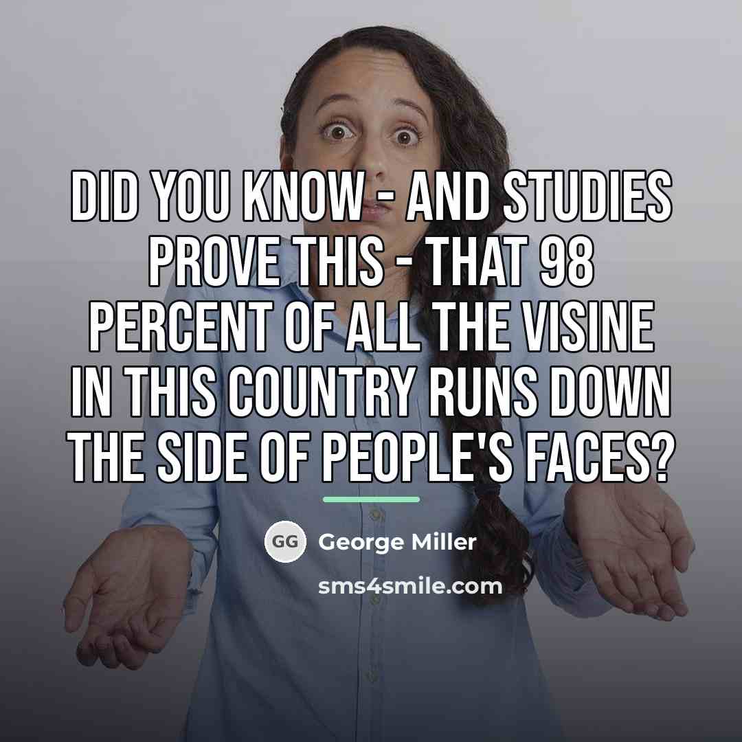 “Did you know - and studies prove this - that…” quote by George Miller