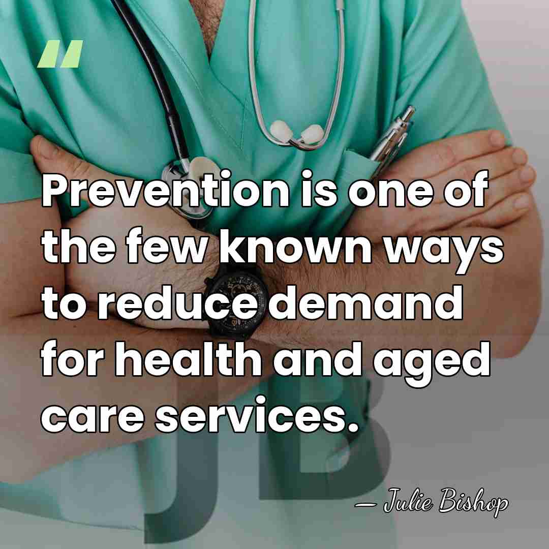 Prevention is one of the few known ways to reduce demand for&hellip; - Julie Bishop