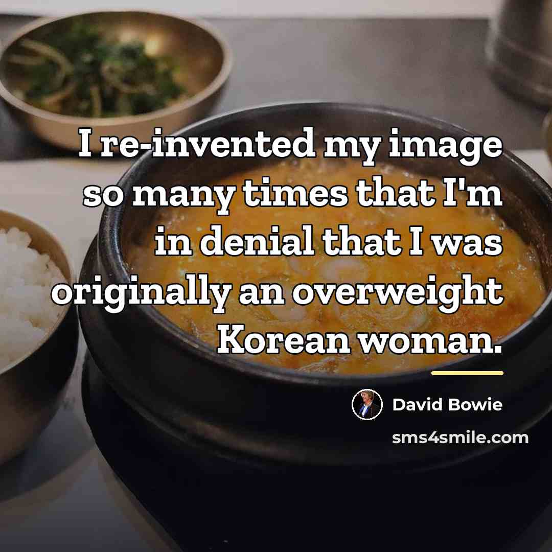 “I re-invented my image so many times that I'm in…” quote by David Bowie