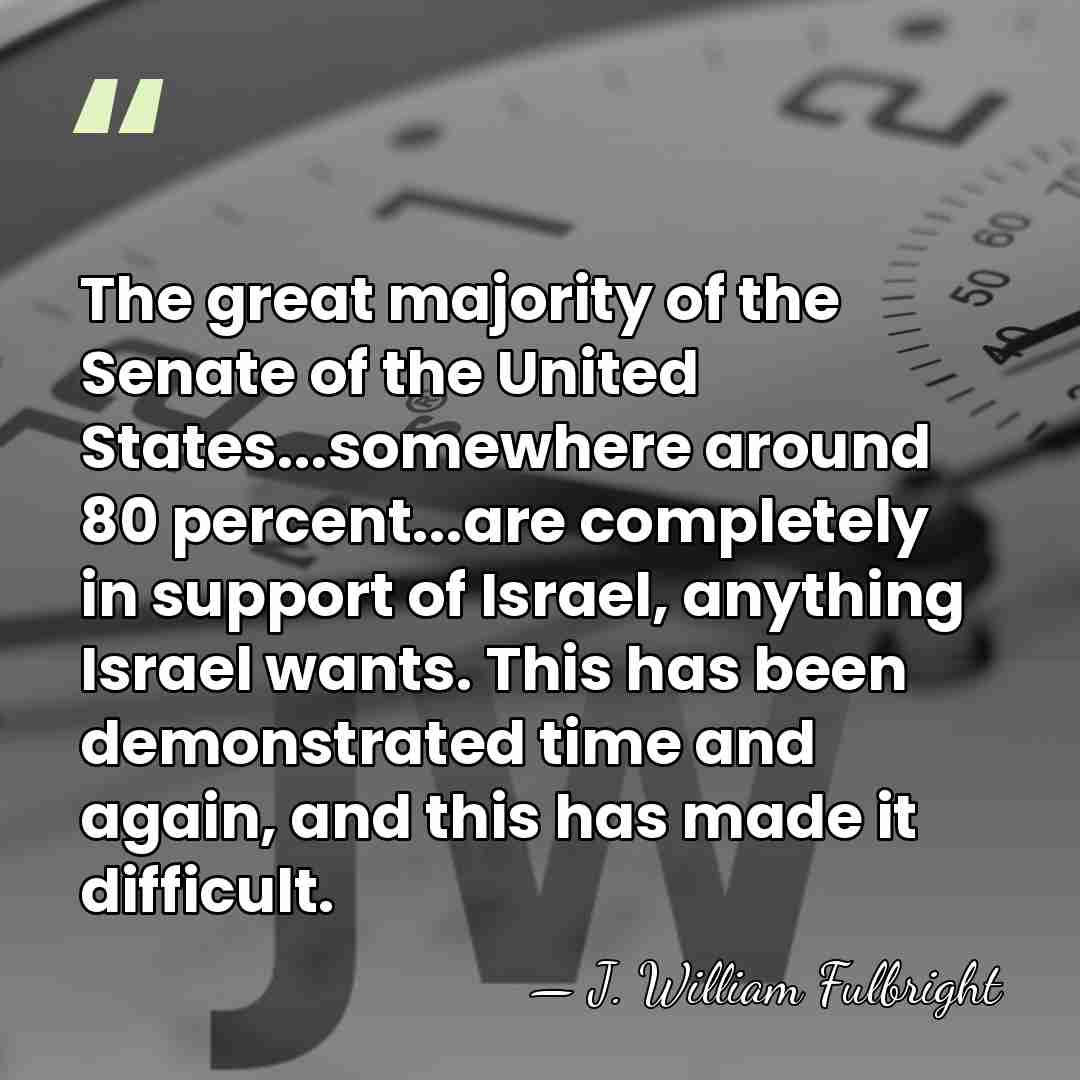 The great majority of the Senate of the United States...somewhere around 80&hellip; - J. William Fulbright