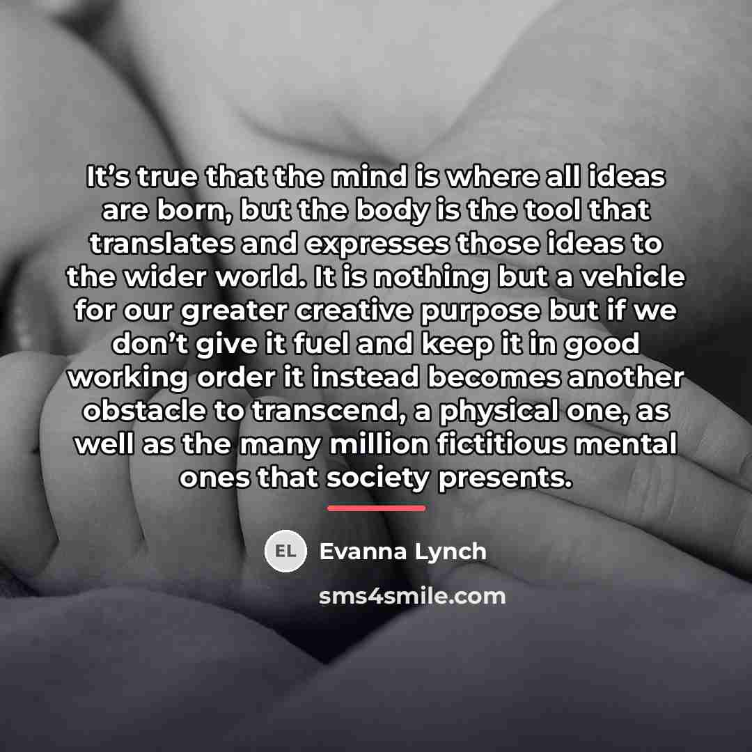 “It’s true that the mind is where all ideas are…” quote by Evanna Lynch