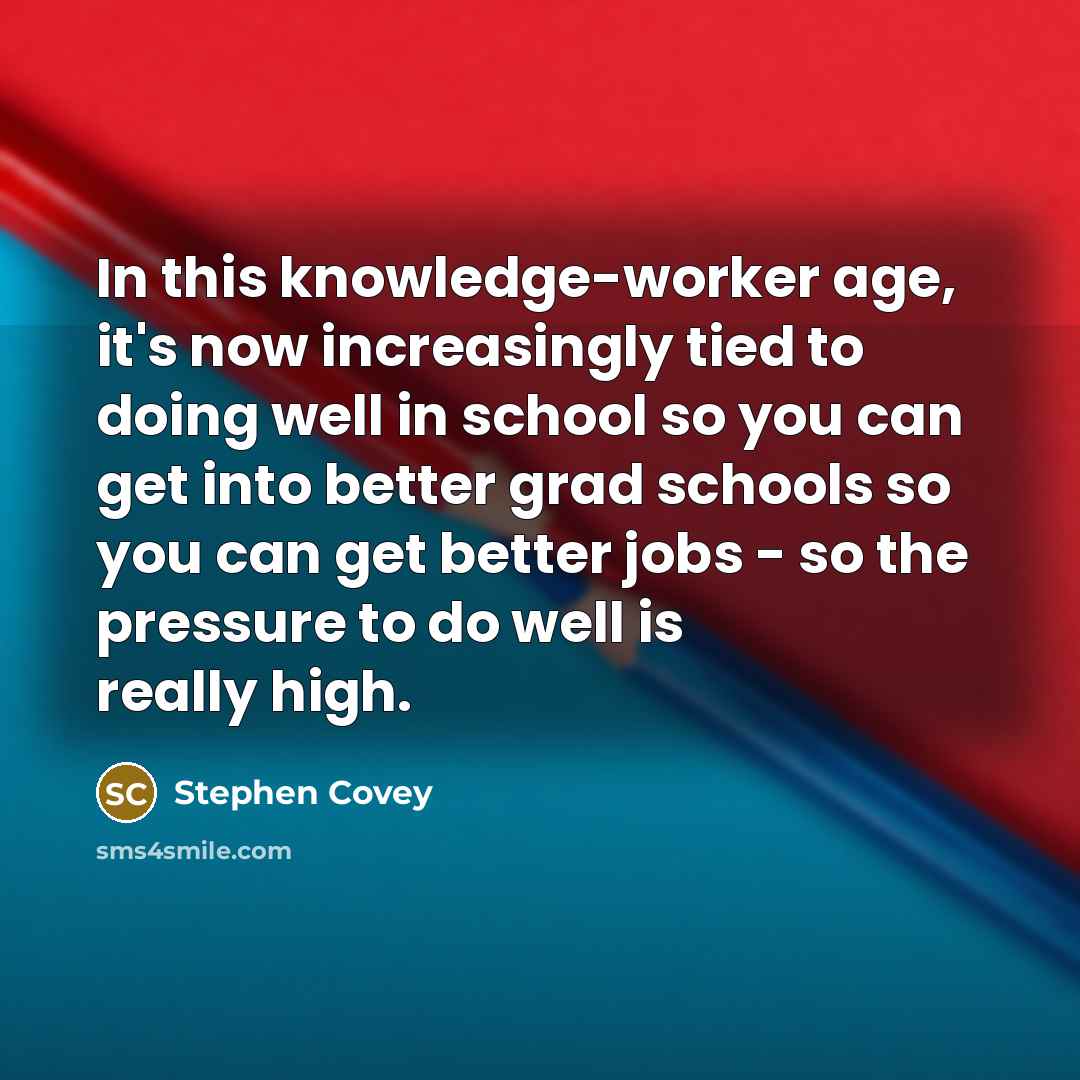“In this knowledge-worker age, it's now increasingly tied to doing…” quote by Stephen Covey