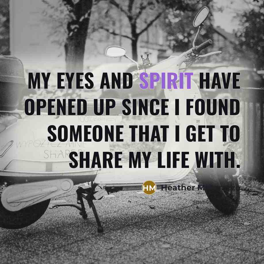 “My eyes and spirit have opened up since I found…” quote by Heather Matarazzo