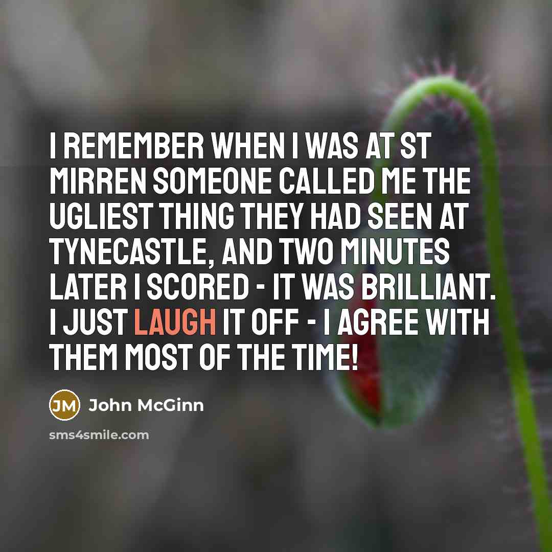 “I remember when I was at St Mirren someone called…” quote by John McGinn