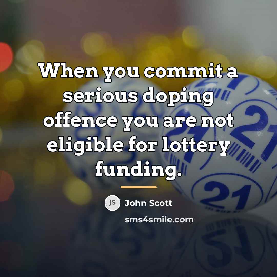 “When you commit a serious doping offence you are not…” quote by John Scott