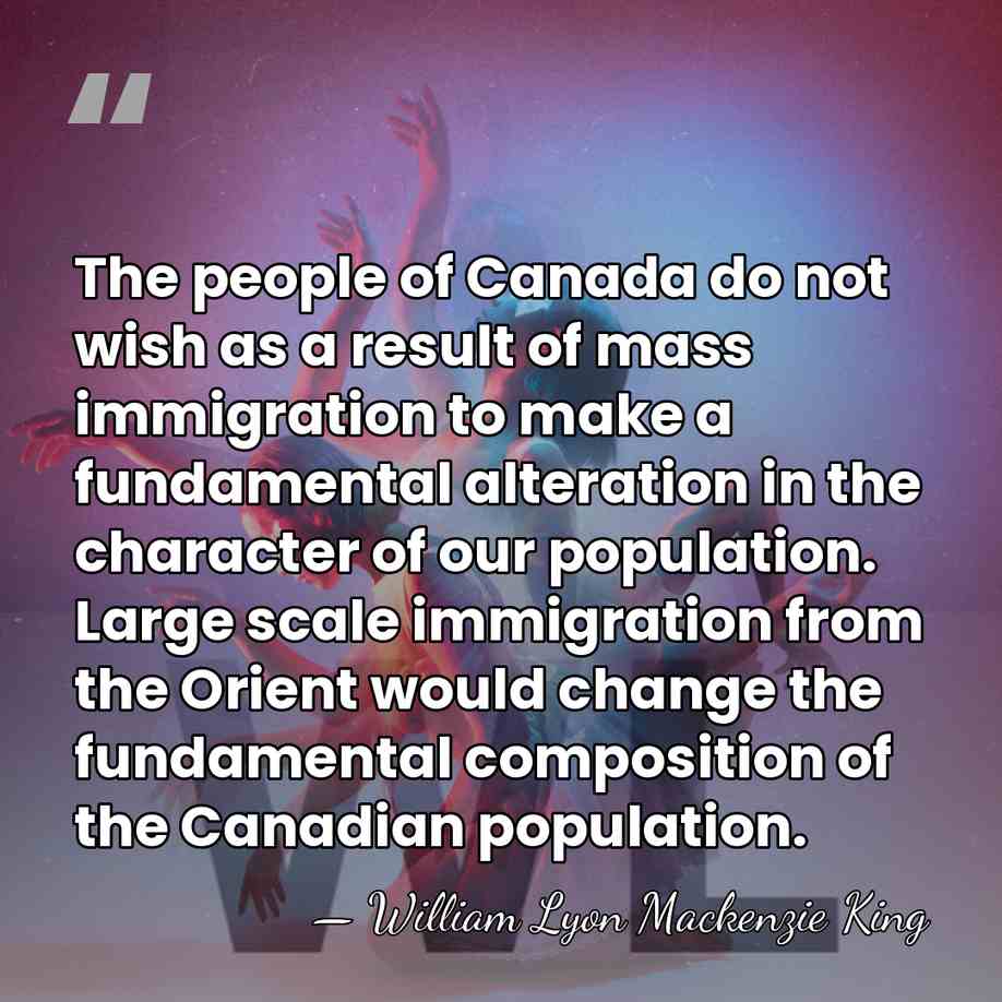 The people of Canada do not wish as a result of mass&hellip; - William Lyon Mackenzie King