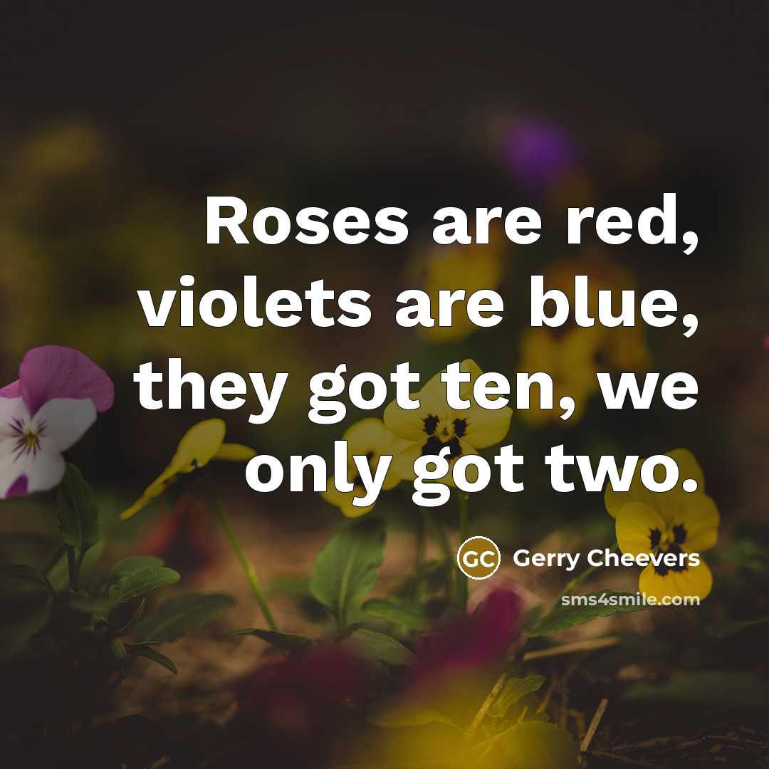 “Roses are red, violets are blue, they got ten, we…” quote by Gerry Cheevers