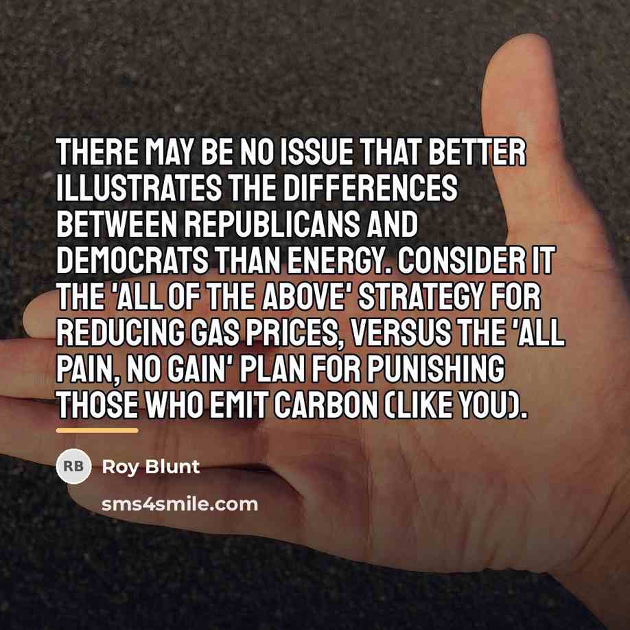 “There may be no issue that better illustrates the differences…” quote by Roy Blunt