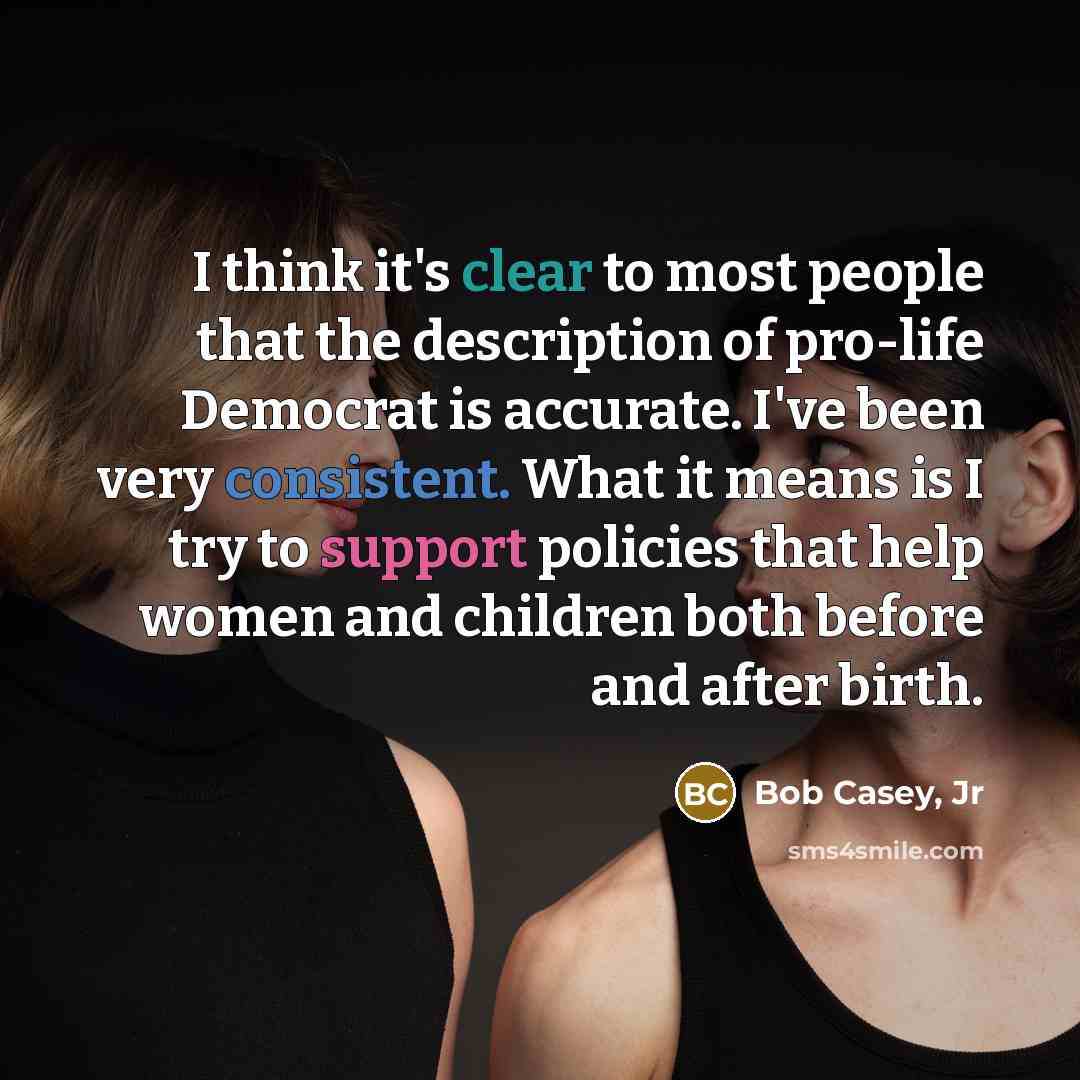 “I think it's clear to most people that the description…” quote by Bob Casey, Jr