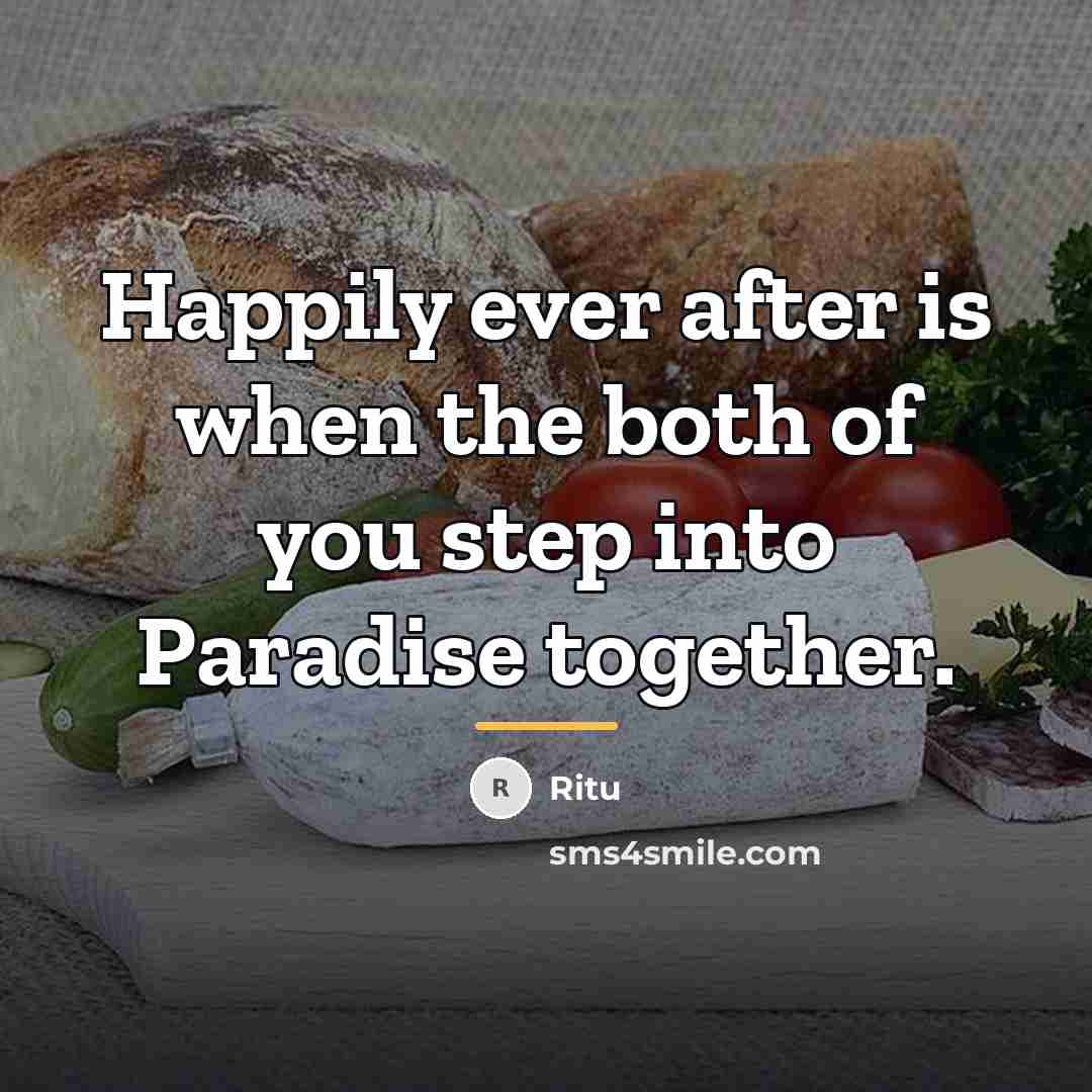 “Happily ever after is when the both of you step…” quote by Ritu