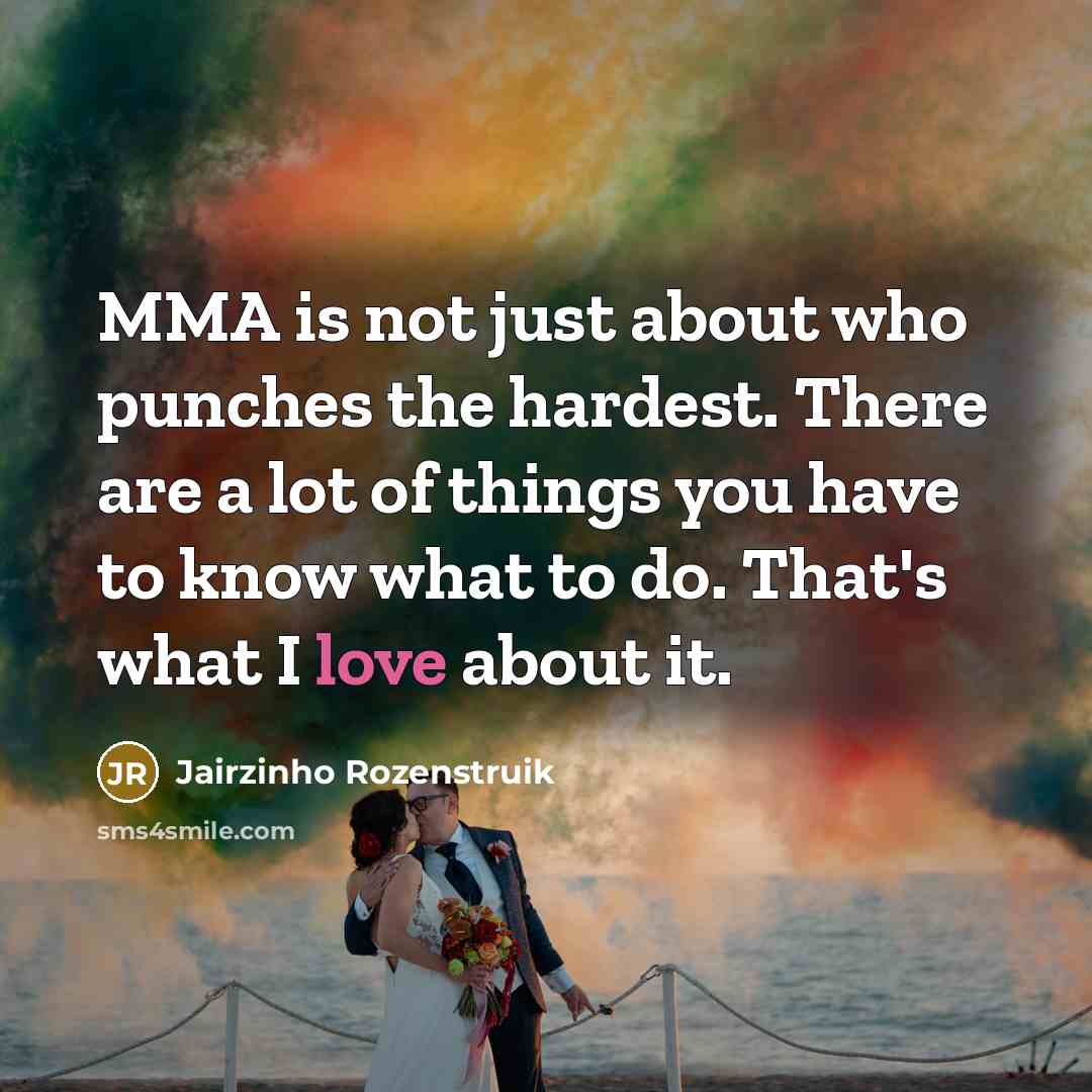 “MMA is not just about who punches the hardest. There…” quote by Jairzinho Rozenstruik