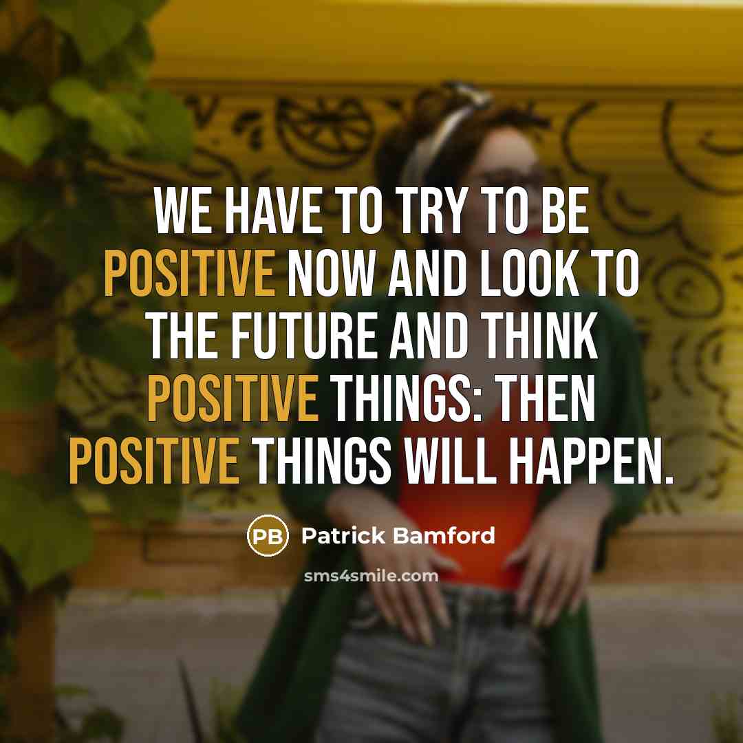 “We have to try to be positive now and look…” quote by Patrick Bamford