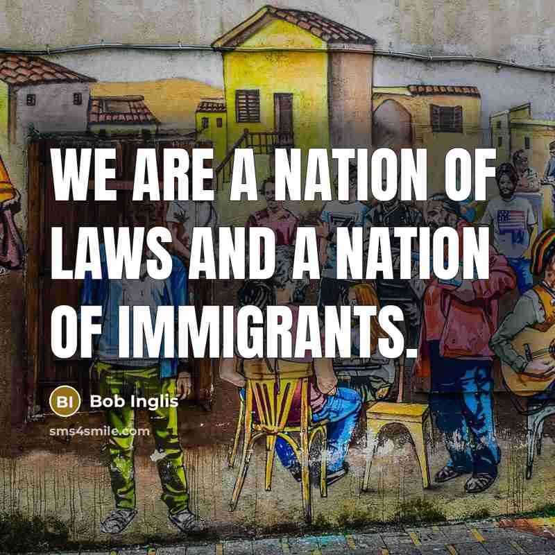 “We are a nation of laws and a nation of…” quote by Bob Inglis