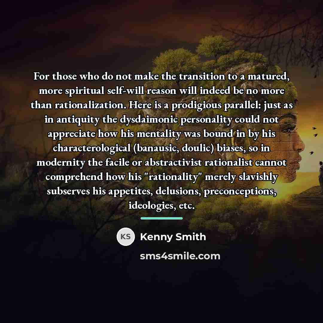 “For those who do not make the transition to a…” quote by Kenny Smith