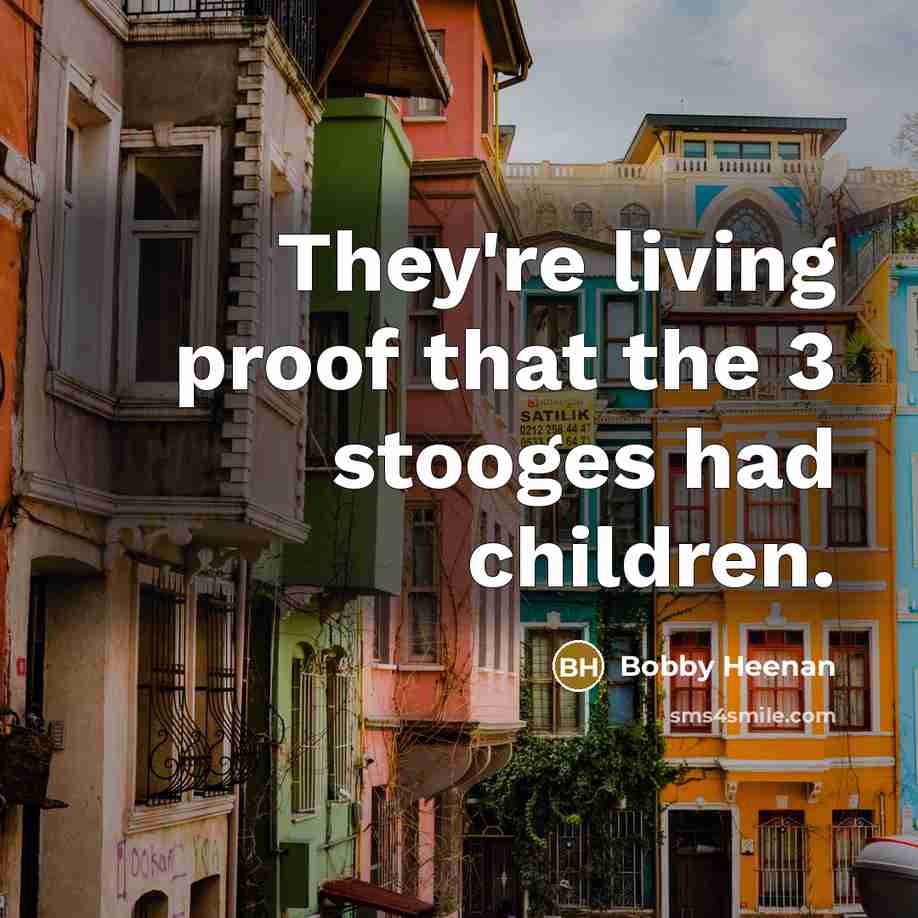 “They're living proof that the 3 stooges had children.…” quote by Bobby Heenan