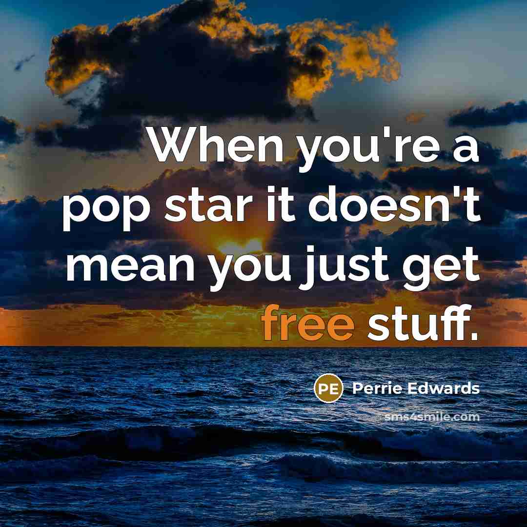 “When you're a pop star it doesn't mean you just…” quote by Perrie Edwards