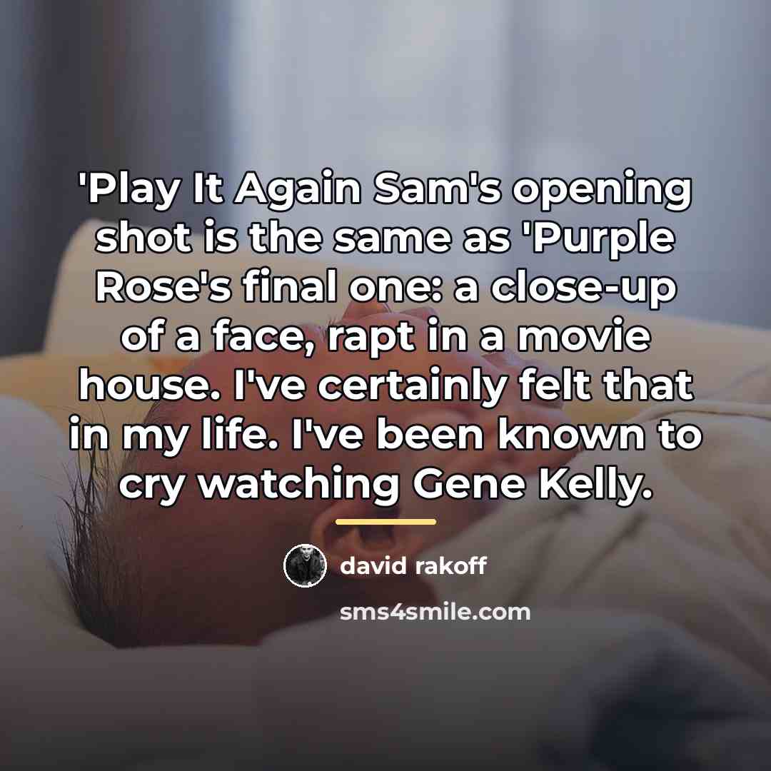 “'Play It Again Sam's opening shot is the same as…” quote by David Rakoff