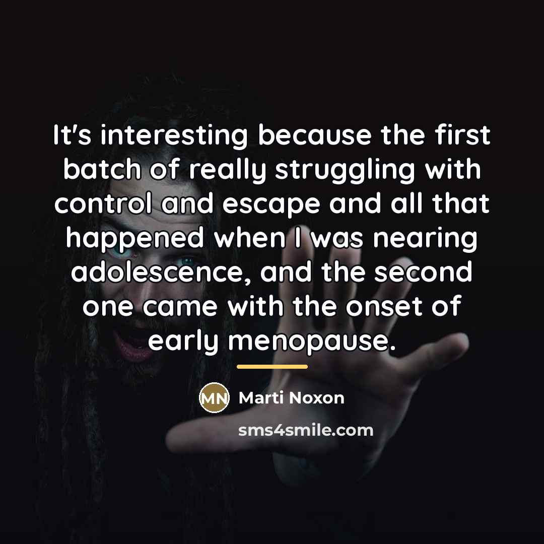 “It's interesting because the first batch of really struggling with…” quote by Marti Noxon