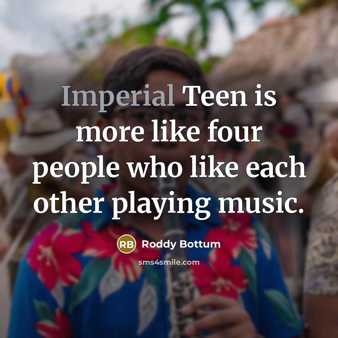 “Imperial Teen is more like four people who like each…” quote by Roddy Bottum