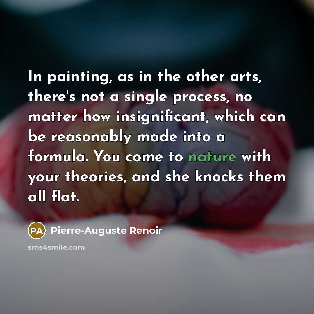 “In painting, as in the other arts, there's not a…” quote by Pierre-Auguste Renoir