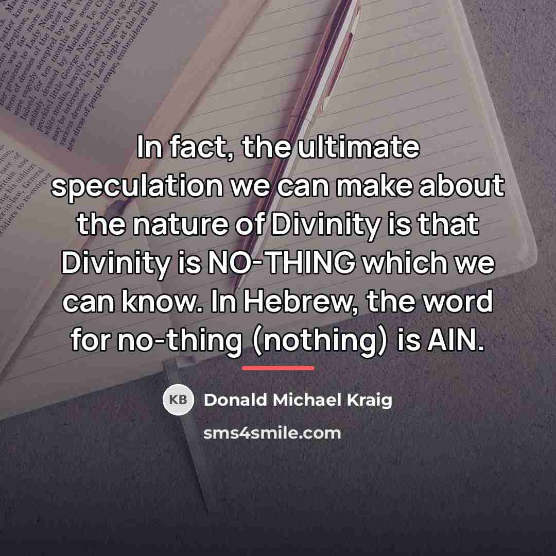 “In fact, the ultimate speculation we can make about the…” quote by Donald Michael Kraig