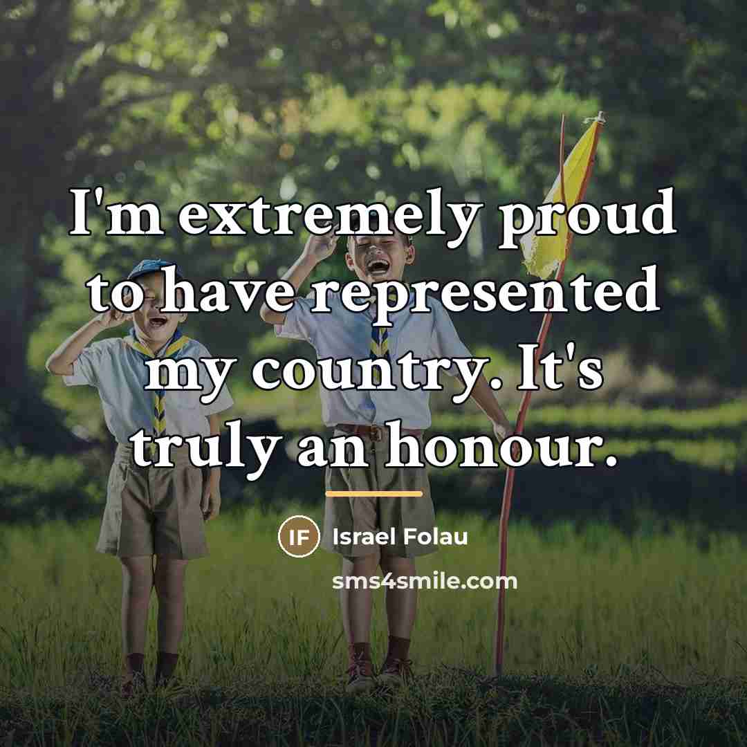“I'm extremely proud to have represented my country. It's truly…” quote by Israel Folau
