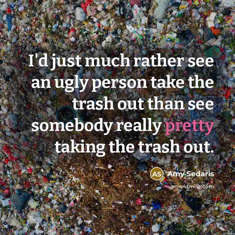 “I'd just much rather see an ugly person take the…” quote by Amy Sedaris