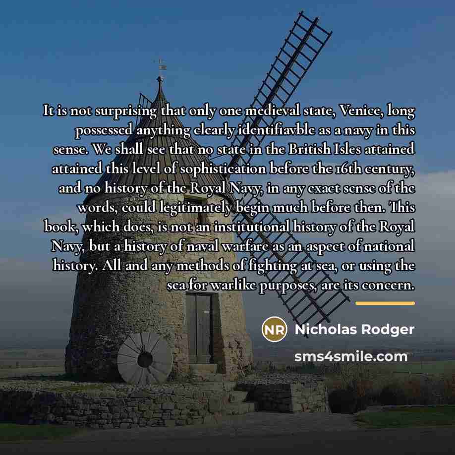 “It is not surprising that only one medieval state, Venice,…” quote by Nicholas Rodger