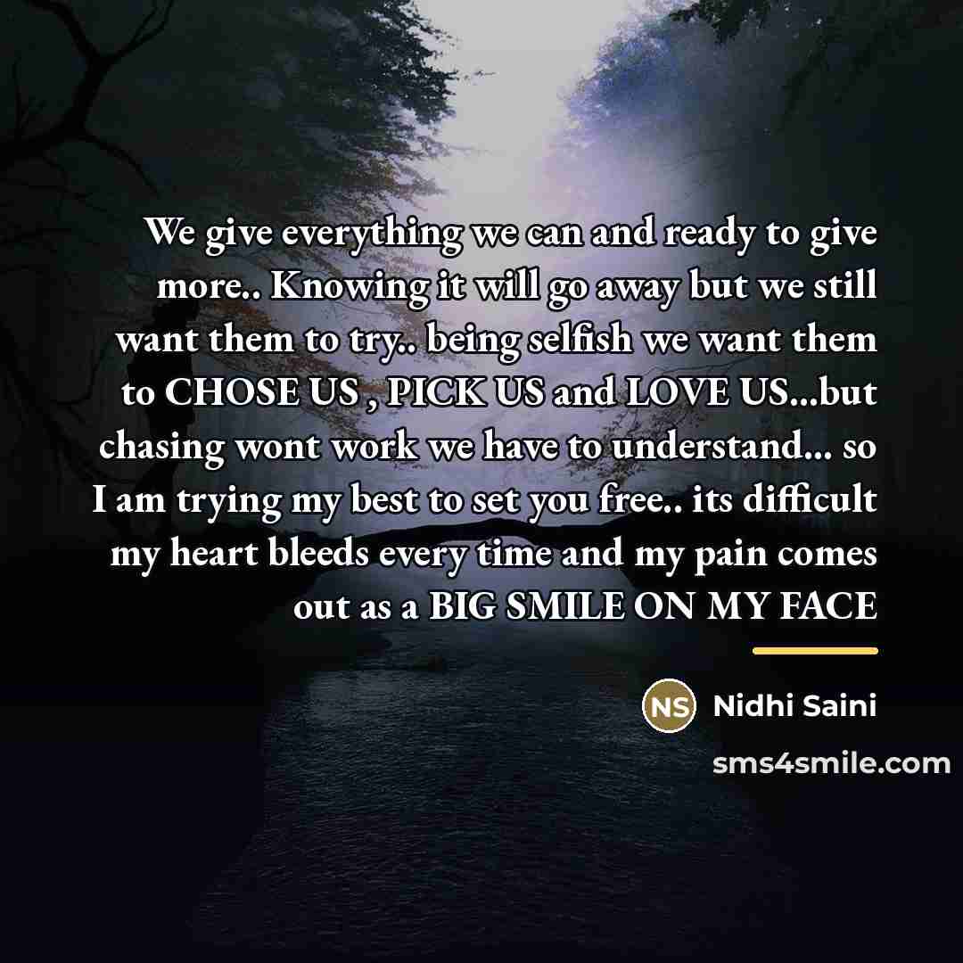 “We give everything we can and ready to give more..…” quote by Nidhi Saini