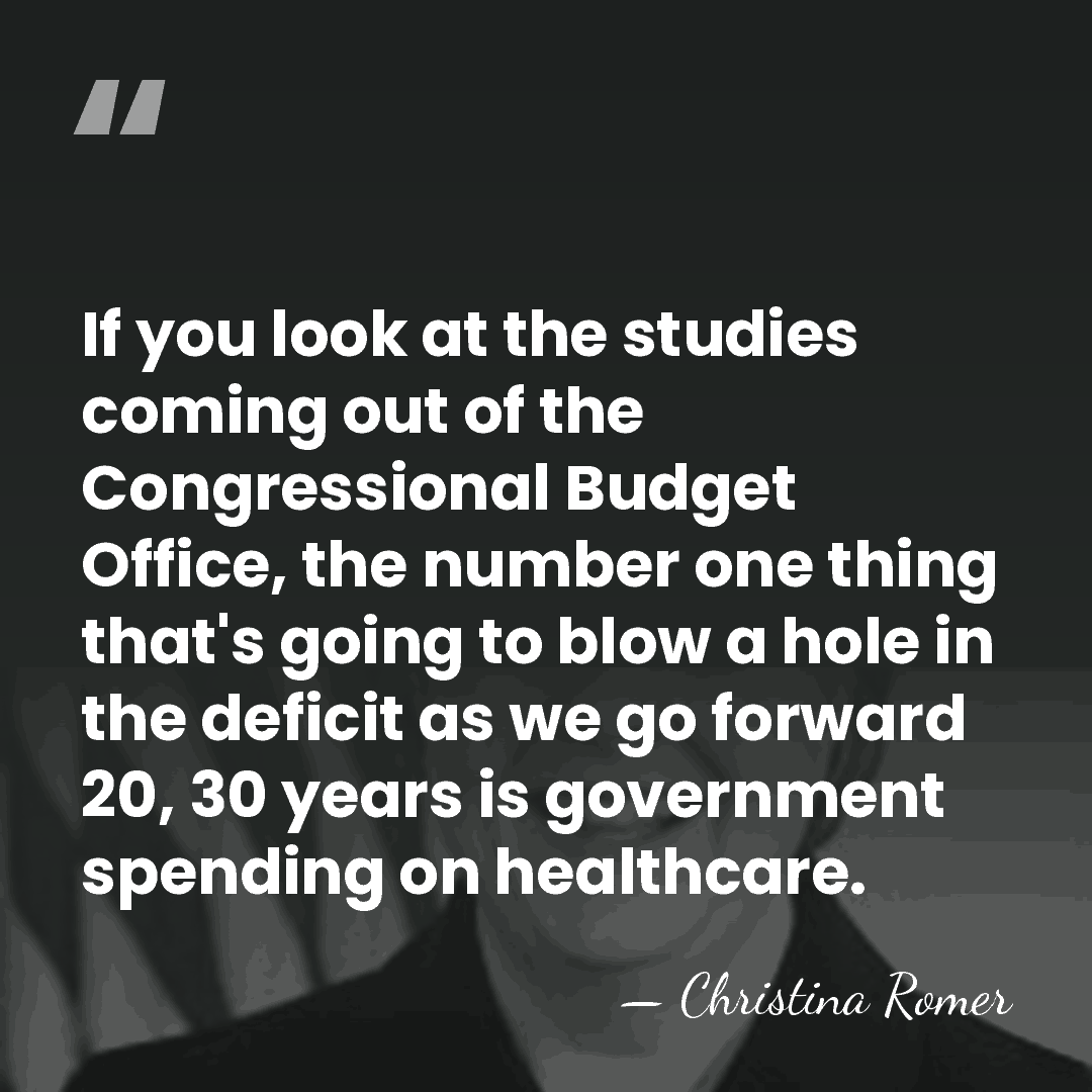 If you look at the studies coming out of the Congressional Budget&hellip; - Christina Romer