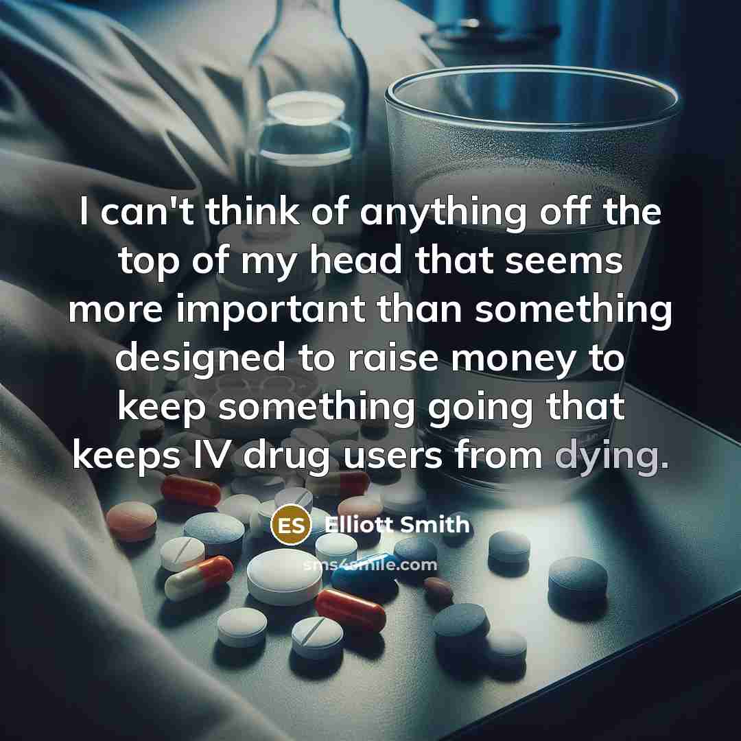 “I can't think of anything off the top of my…” quote by Elliott Smith