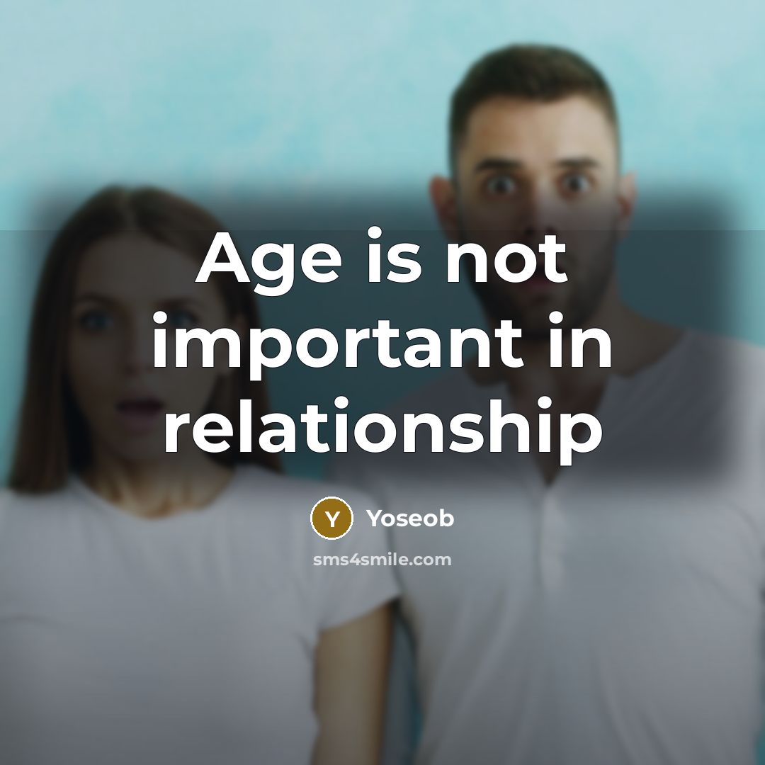 “Age is not important in relationship…” quote by Yoseob