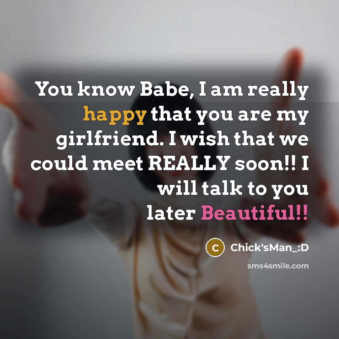“You know Babe, I am really happy that you are…” quote by Chick'sMan_:D