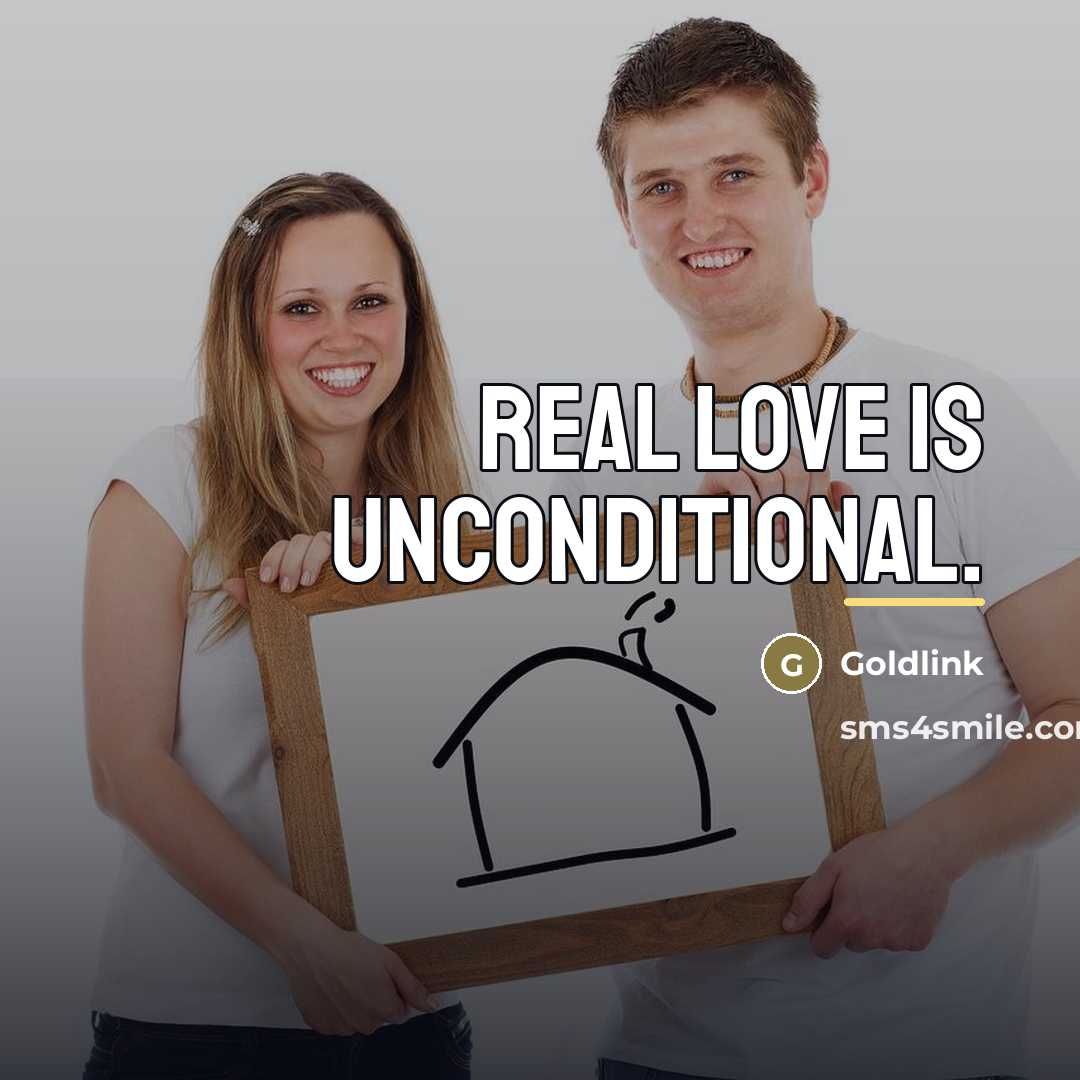 “Real love is unconditional.…” quote by Goldlink