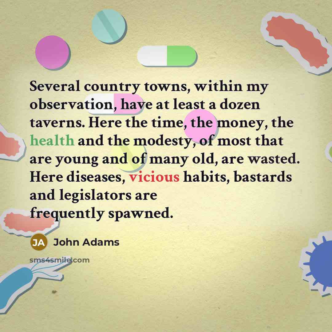 “Several country towns, within my observation, have at least a…” quote by John Adams