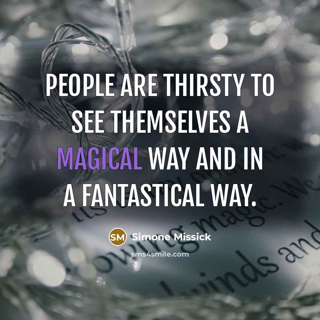 “People are thirsty to see themselves a magical way and…” quote by Simone Missick