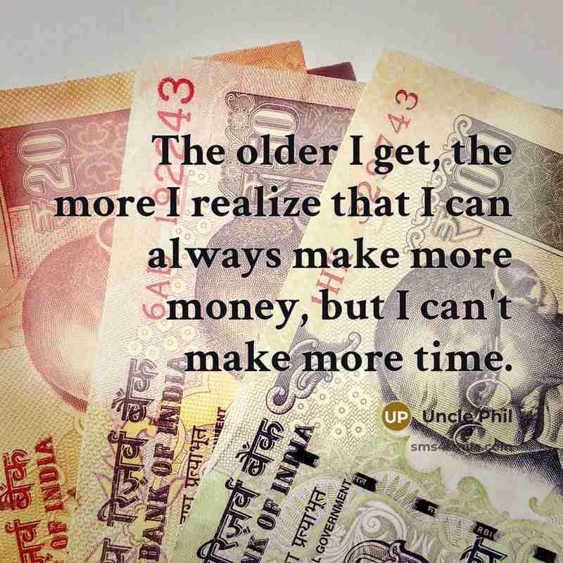 “The older I get, the more I realize that I…” quote by Uncle Phil