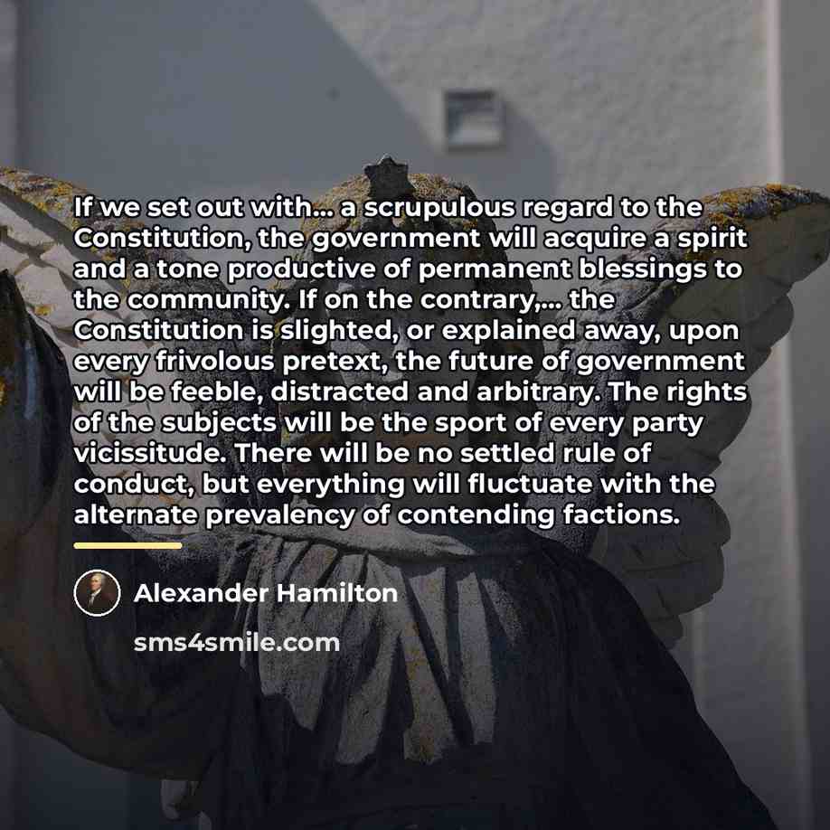 “If we set out with... a scrupulous regard to the…” quote by Alexander Hamilton