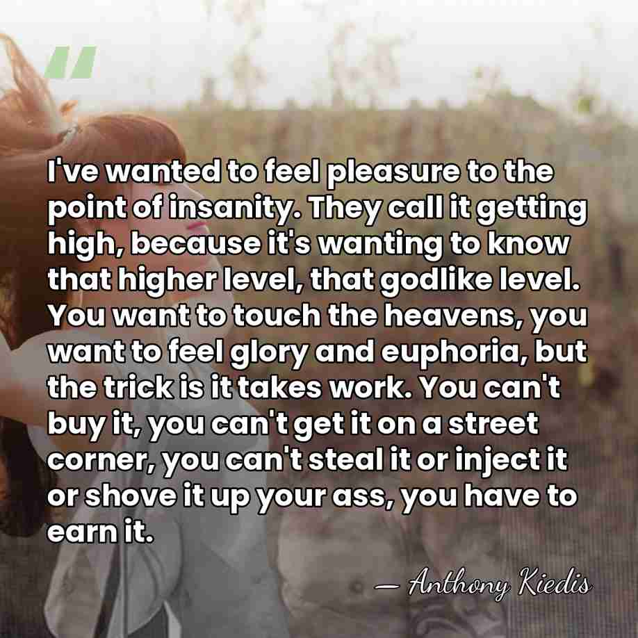 I've wanted to feel pleasure to the point of insanity. They call&hellip; - Anthony Kiedis