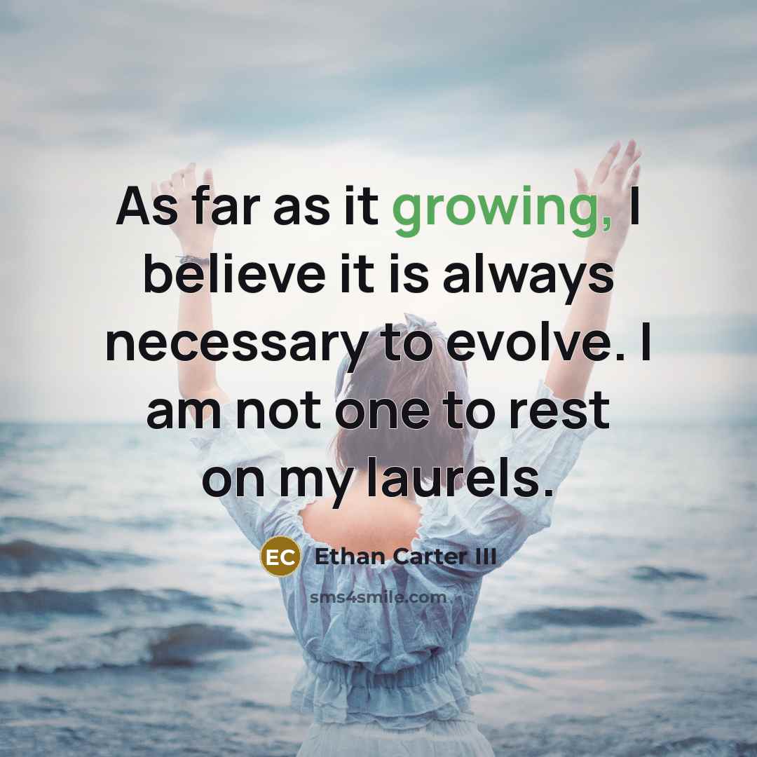 “As far as it growing, I believe it is always…” quote by Ethan Carter III